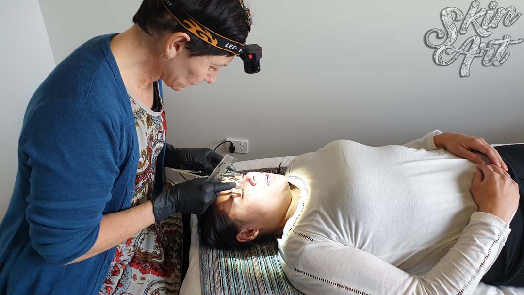 Skinart permanent makeup training photograph 8