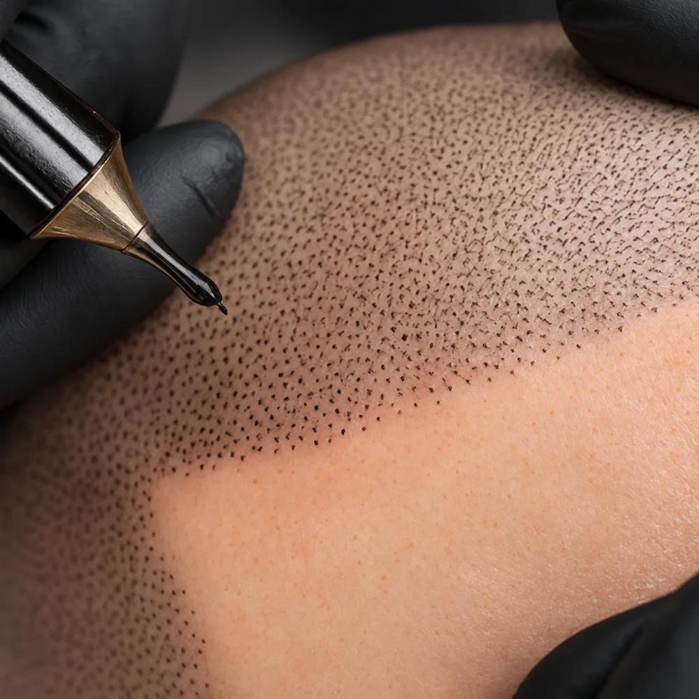 Scalp micropigmentation procedure