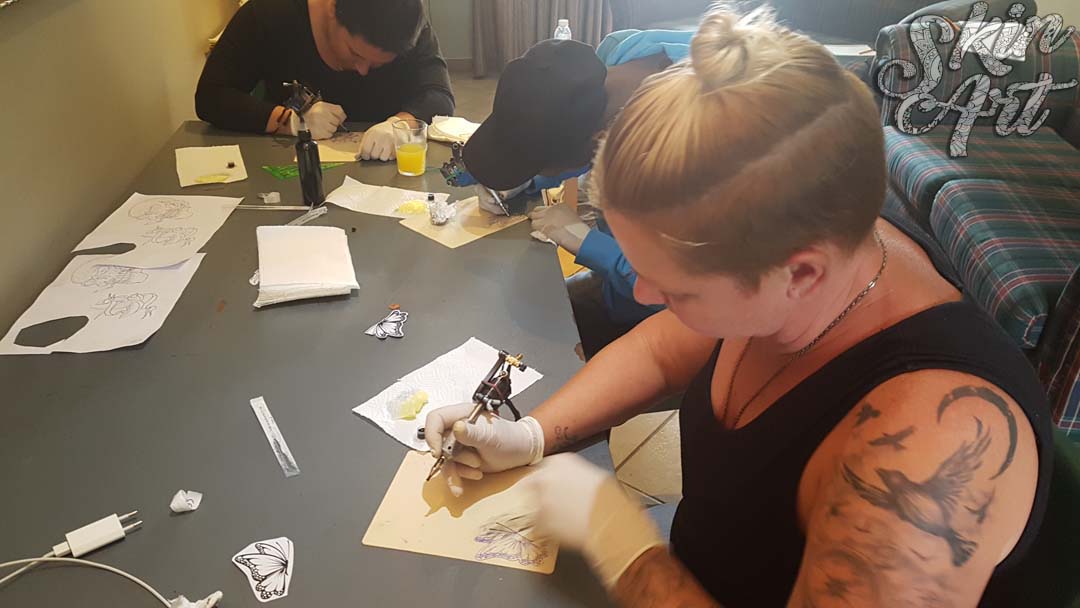 Skinart tattoo training photograph 2