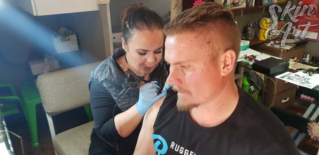 Skinart tattoo training photograph 8