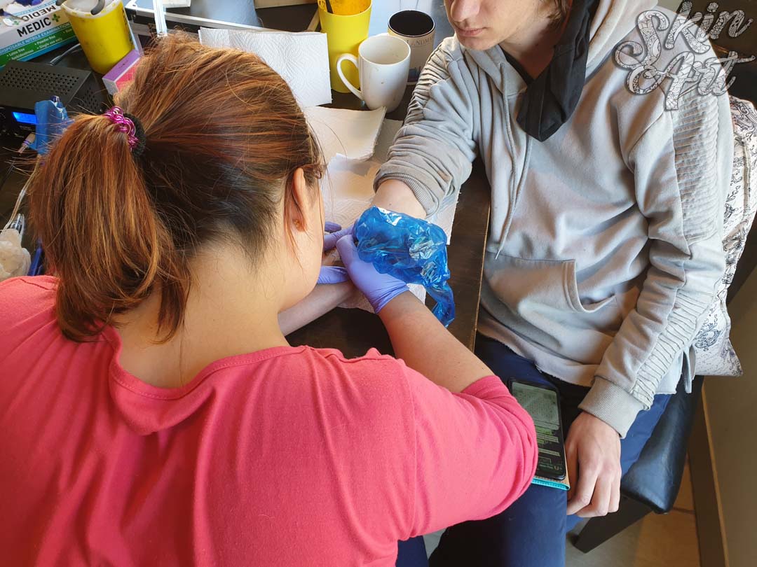 Skinart tattoo training photograph 21