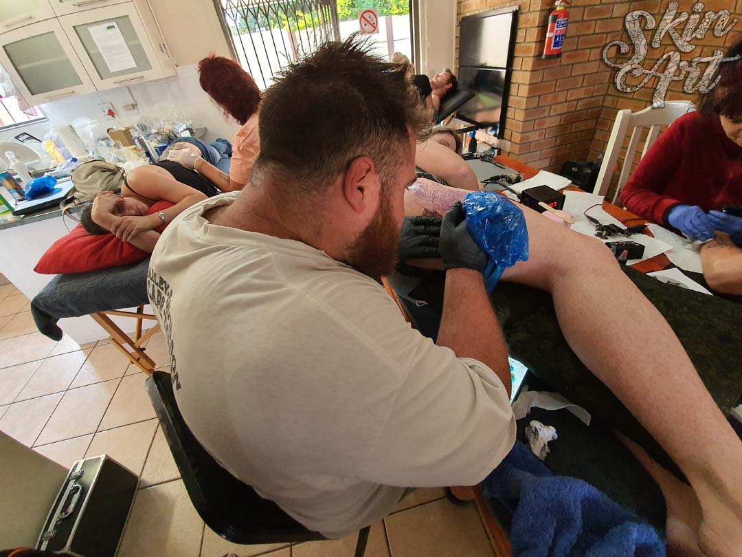 Skinart tattoo training photograph 24