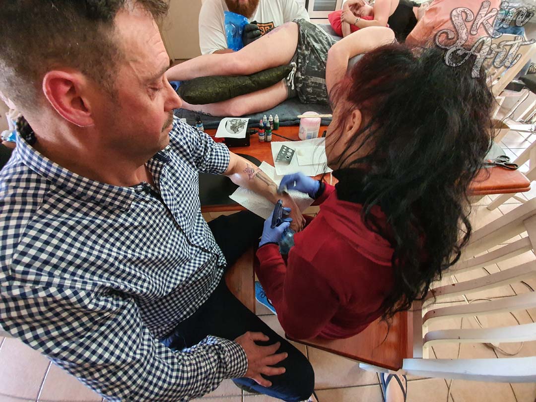 Skinart tattoo training photograph 25