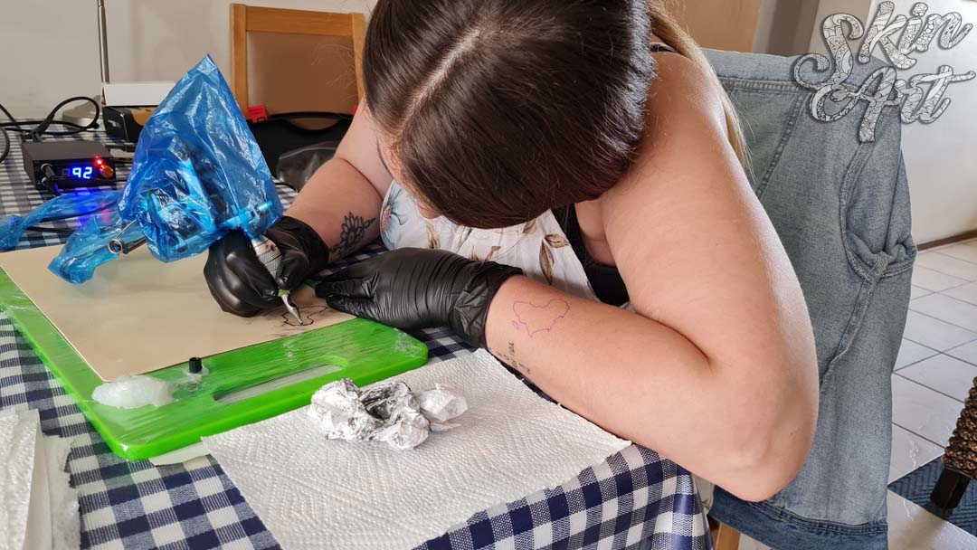 Skinart tattoo training photograph 32