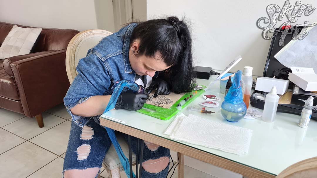 Skinart tattoo training photograph 68